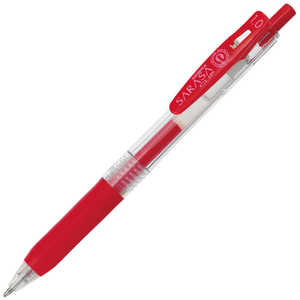 ゼブラ ｢ゲルインクボールペン｣サラサクリップ1.0(ボール径:1.0mm､インク色:赤) JJE15‐R