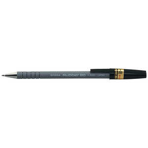 ゼブラ ラバー80ボールペン黒 R-8000-BK