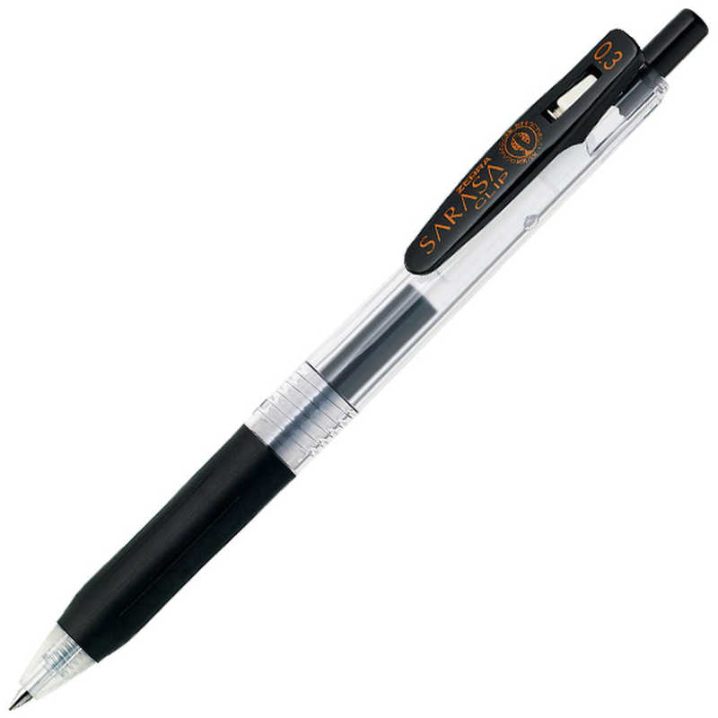 ゼブラ ゼブラ ｢ゲルインクボールペン｣サラサクリップ0.3(ボール径:0.3mm､インク色:黒) JJH15‐BK JJH15‐BK