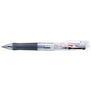 ゼブラ クリップ-オンG 2C(2色ボールペン)透明(ボール径:0.7mm) B2A3-C ゼブラ クリップ-オンG 2C(2色ボールペン)透明(ボール径:0.7mm) B2A3-C