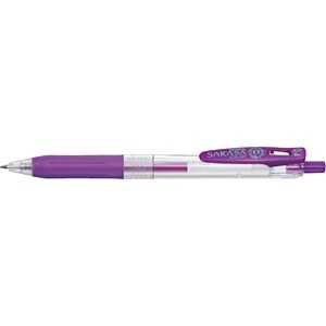 ゼブラ ｢ゲルインクボールペン｣サラサクリップ0.4(ボール径:0.4mm､インク色:紫) JJS15‐PU