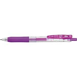 ゼブラ 「ゲルインクボールペン」サラサクリップ0.5(ボール径:0.5mm、インク色:紫) JJ15PU