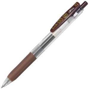 ゼブラ 「ゲルインクボールペン」サラサクリップ0.7(ボール径:0.7mm、インク色:茶) JJB15‐E ゼブラ 「ゲルインクボールペン」サラサクリップ0.7(ボール径:0.7mm、インク色:茶) JJB15‐E