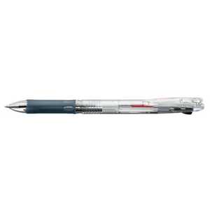 ゼブラ [油性ボールペン]クリップ-オン スリム2C (2色ボールペン) (ボール径:0.7mm) B2A5-C 透明
