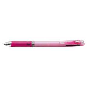 ゼブラ [油性ボールペン]クリップ-オン スリム3C (3色ボールペン) (ボール径:0.7mm) B3A5-WP パステルピンク
