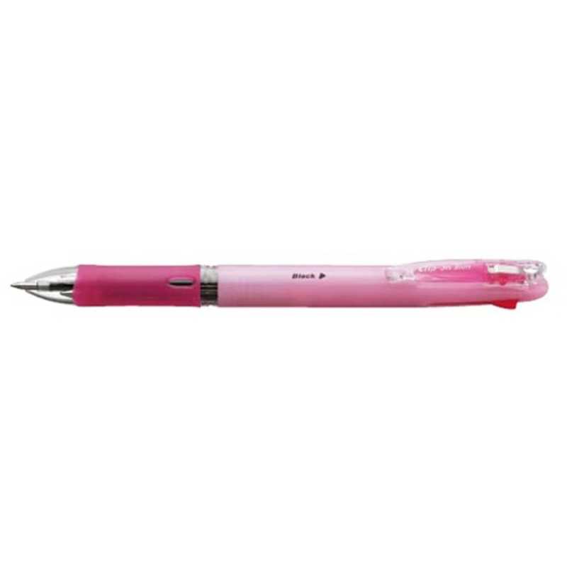 ゼブラ ゼブラ [油性ボールペン]クリップ-オン スリム4C (4色ボールペン) (ボール径:0.7mm) B4A5-WP パステルピンク B4A5-WP パステルピンク