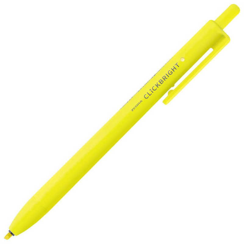ゼブラ ゼブラ 水性顔料蛍光ペン クリックブライト 黄 WKS30-Y WKS30-Y