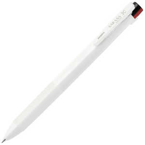 ゼブラ 3色ジェルボールペン ［0.5mm］ SARASA CLIP 3C(サラサクリップ 3C) 白 J3J5-W