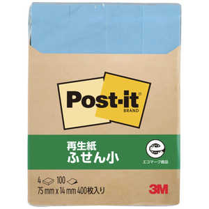 3Mジャパン 3M ポスト･イット 75X14mm 100枚X4パッド ブルー 560RPB_
