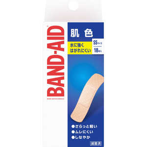 KENVUE BAND-AID(バンドエイド)救急絆創膏 肌色 SSサイズ 18枚 