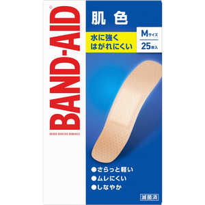 KENVUE BAND-AID(バンドエイド)救急絆創膏 肌色 Mサイズ 25枚 