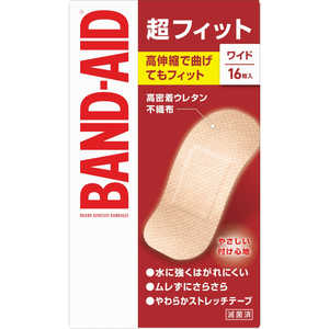 KENVUE バンドエイド 救急絆創膏 超フィット ワイド 16枚 KENVUE バンドエイド 救急絆創膏 超フィット ワイド 16枚