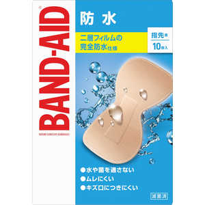 KENVUE BAND-AID(バンドエイド)救急絆創膏 防水 指先用 10枚 