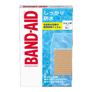 KENVUE バンドエイドしっかり防水 ジャンボサイズ 6枚 KENVUE バンドエイドしっかり防水 ジャンボサイズ 6枚