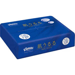 日本製紙クレシア Kleenex(クリネックス)ティシュー ローション 肌うるる ソフトパック 120組 