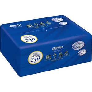 日本製紙クレシア Kleenex(クリネックス)ティシュー ローション 肌うるる ソフトパック 240組 