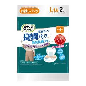 日本製紙クレシア 肌ケア　アクティ　長時間パンツ消臭抗菌プラス L-LL2枚 