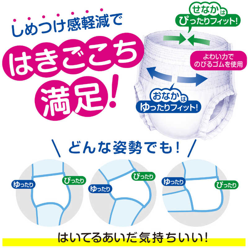 日本製紙クレシア 日本製紙クレシア 肌ケアアクティ うす型パンツ消臭抗菌プラス L-LL16枚  
