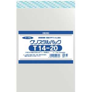 シモジマ HEIKO OPP袋 テープ付き クリスタルパック 6740850T1420_