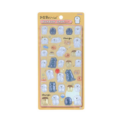 サンスター文具 (限定)ボンボンドロップシールお文具といっしょ お文具