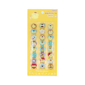 サンスター文具 サンリオ おはじき風シール ステショP ポムポムプリン S8816158