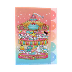 サンスター文具 (限定)ダイカットクリアファイル5P コジコジ×サンリオキャラクターズ S2175843