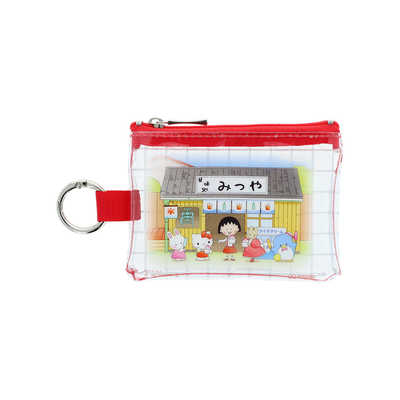 サンスター文具 (限定)ミニクリアポーチ ちびまる子ちゃん×サンリオ