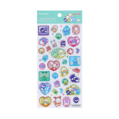 サンスター文具 (限定)ラメきらクリスタルシール はぴだんぶい