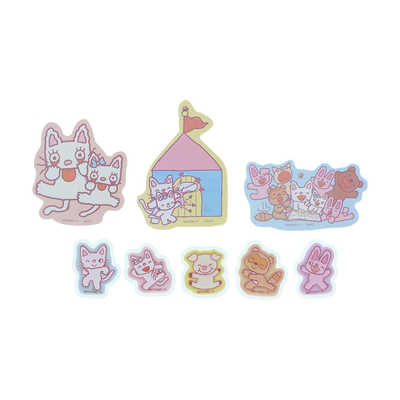 サンスター文具 ノンタン ミックスシール P S8817715 の通販
