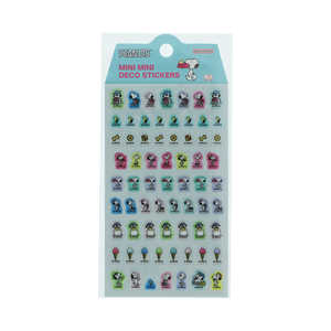 サンスター文具 (限定)ミニミニデコシール スヌーピー グリーン S8818339