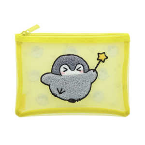 サンスター文具 (限定)サガラ刺繍メッシュポーチ コウペンちゃん きいろ S2335948 サンスター文具 (限定)サガラ刺繍メッシュポーチ コウペンちゃん きいろ S2335948