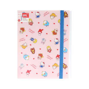 サンスター文具 (限定)ゴムバンド付クリアファイル5ポケット+ファスナー NLC サンリオキャラクターズ S2173930 サンスター文具 (限定)ゴムバンド付クリアファイル5ポケット+ファスナー NLC サンリオキャラクターズ S2173930