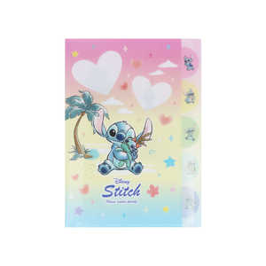 サンスター文具 (限定)ダイカットクリアファイル5P スティッチ 水彩 S2174120 サンスター文具 (限定)ダイカットクリアファイル5P スティッチ 水彩 S2174120