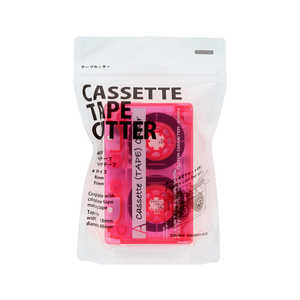 サンスター文具 カセットテープカッター クリアピンク S4835387