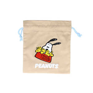 サンスター文具 (限定)サガラ刺繍巾着 PNWS2 ベージュ S2336553 サンスター文具 (限定)サガラ刺繍巾着 PNWS2 ベージュ S2336553