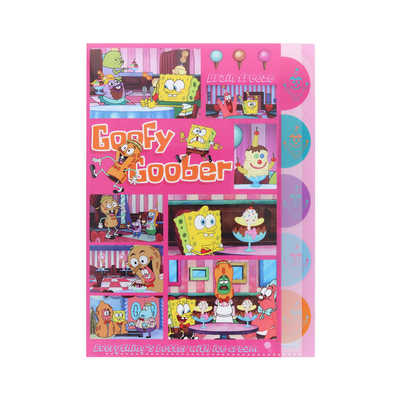 サンスター文具 (限定)ダイカットクリアファイル5P スポンジ・ボブ4