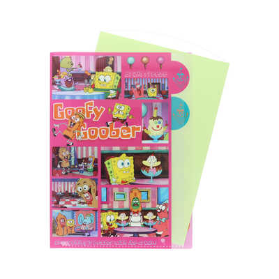 サンスター文具 (限定)ダイカットクリアファイル5P スポンジ・ボブ4