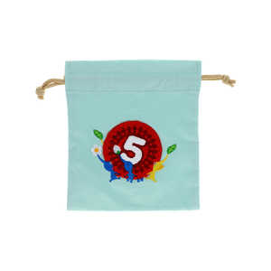 サンスター文具 サガラ刺繍巾着 ピクミン ライトブルー S2336650 サンスター文具 サガラ刺繍巾着 ピクミン ライトブルー S2336650