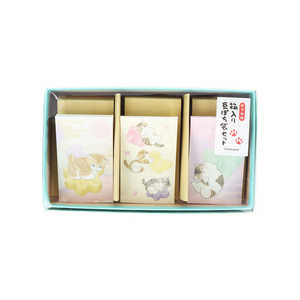 サンスター文具 (限定)箱入り豆ぽち袋セット mofusand10 和三盆 S2168146 サンスター文具 (限定)箱入り豆ぽち袋セット mofusand10 和三盆 S2168146