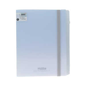 サンスター文具 (限定)ゴムバンド付クリアファイル5P+F mitte ホワイトソーダ S2174618 サンスター文具 (限定)ゴムバンド付クリアファイル5P+F mitte ホワイトソーダ S2174618