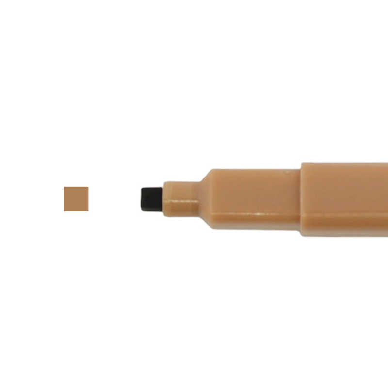 サンスター文具 サンスター文具 四角マーカー dot e pen(ドット･エ･ペン) ブラウン S4541510 S4541510
