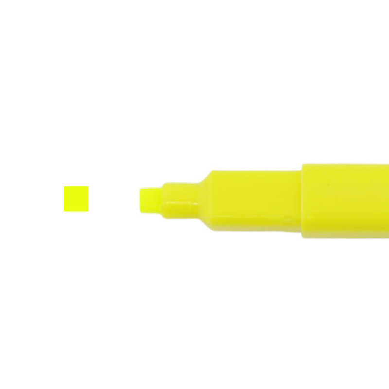 サンスター文具 サンスター文具 四角マーカー dot e pen(ドット･エ･ペン) 蛍光イエロー S4541537 S4541537