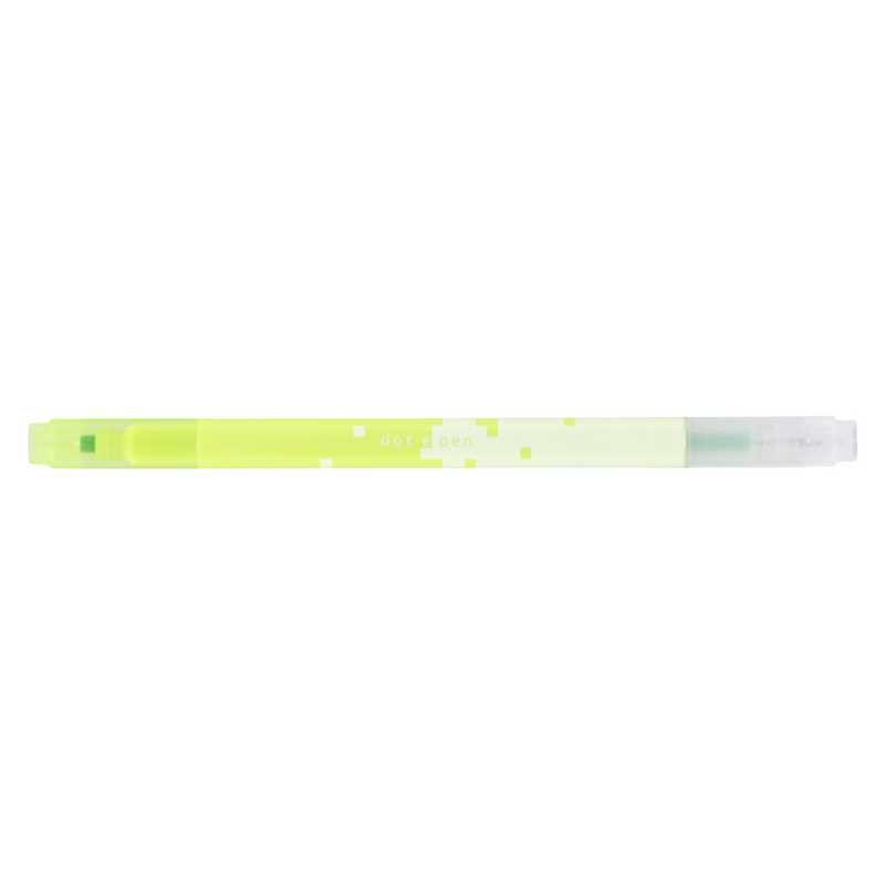 サンスター文具 サンスター文具 四角マーカー dot e pen(ドット･エ･ペン) 蛍光グリーン S4541677 S4541677