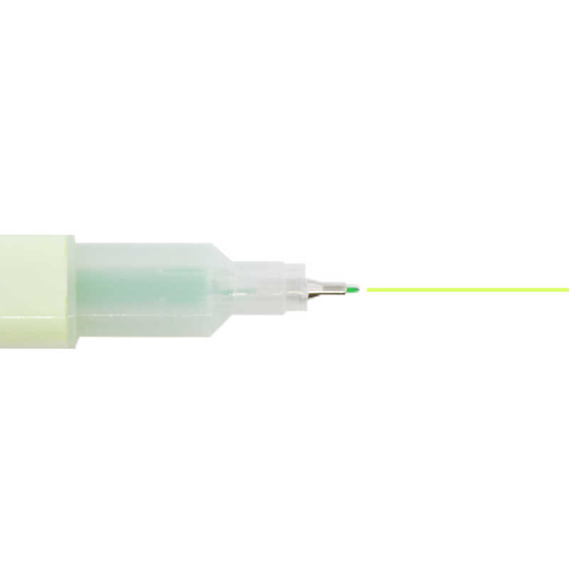 サンスター文具 サンスター文具 四角マーカー dot e pen(ドット･エ･ペン) 蛍光グリーン S4541677 S4541677