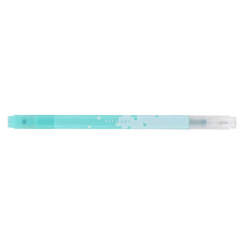 サンスター文具 サンスター文具 四角マーカー dot e pen(ドット･エ･ペン) ミント S4541693 S4541693