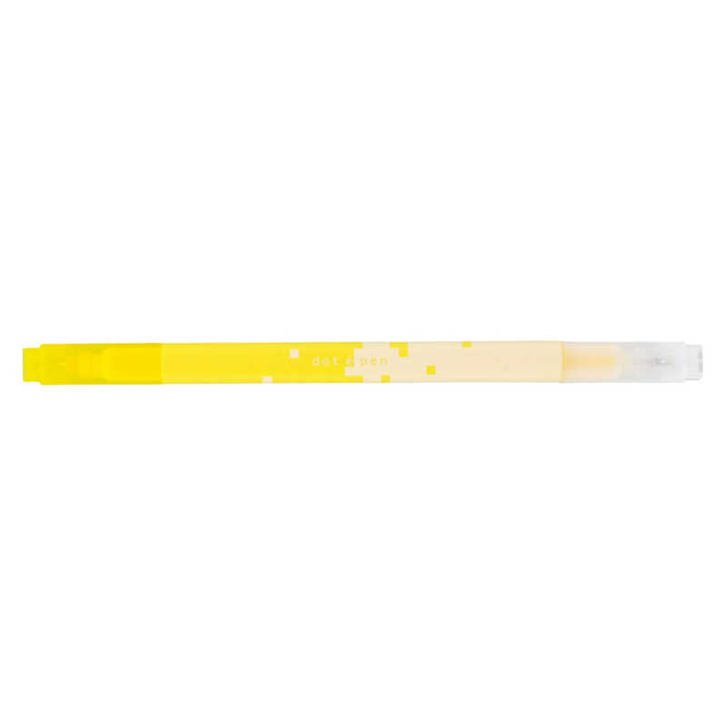 サンスター文具 サンスター文具 四角マーカー dot e pen(ドット･エ･ペン) イエロー S4541774 S4541774