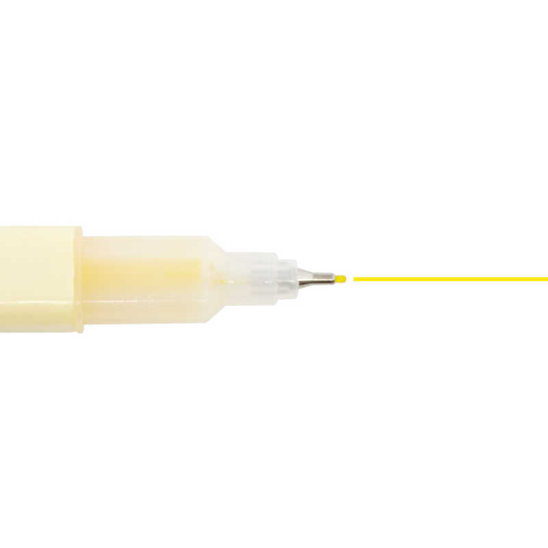 サンスター文具 サンスター文具 四角マーカー dot e pen(ドット･エ･ペン) イエロー S4541774 S4541774