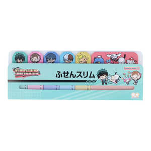 サンスター文具 付箋スリム 僕のヒーローアカデミア×サンリオキャラクターズ A S2839741 サンスター文具 付箋スリム 僕のヒーローアカデミア×サンリオキャラクターズ A S2839741