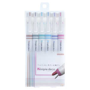 サンスター文具 Ninipie deco(ニニピーデコ) 6本セットB S4591798 サンスター文具 Ninipie deco(ニニピーデコ) 6本セットB S4591798