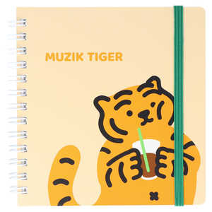 サンスター文具 スクエアリングノート MUZIKTIGER A S2642026